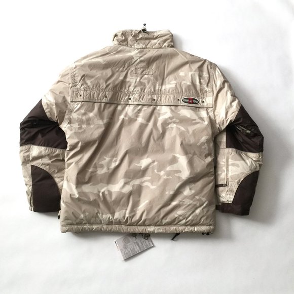 Men's Khaki Camo Snow Jacket, Triple Five Soul Men's US Size S, Brand New - Picture 12 of 13
